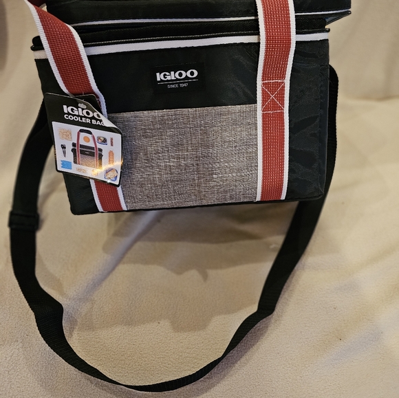 Igloo Cooler 12"x6 1/2"x 7", Zipper Top - Picture 2 of 3